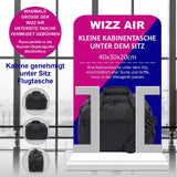 Aerolite 40x30x20cm Wizz Air Maximum Size Umweltfreundlicher ♻️ Kabinentasche, Reisetasche, Flugtasche mit 5 Jahren Garantie