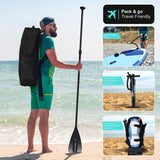 Aqua Spirit Aufblasbares Stand Up Paddle Board SUP Tempo Komplett-Set - 305x81x13cm/320x81x15cm - Erwachsene Anfänger/Experten - mit Rucksack, Leine, Paddel, Wickelauflage und 2 Jahre Garantie