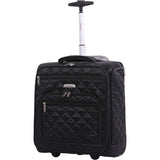 Aerolite Koffer Handgepäck Passend für easyJet 45x36x20 Neu 2024 Handkabine Gepäck Untersitztasche Trolley Tasche Bordgepäck Leichte mit 2 Rollen 5 Jahre Garantie, 42x35x20cm 28L, Schwarz