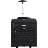 Aerolite Koffer Handgepäck Passend für easyJet 45x36x20 Neu 2024 Handkabine Gepäck Untersitztasche Trolley Tasche Bordgepäck Leichte mit 2 Rollen 5 Jahre Garantie, 42x35x20cm 28L, Schwarz