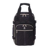 Aerolite Ryanair Rucksack, 40 x 20 x 25 cm, maximale Größe, umweltfreundlich, Kabinengepäck, zugelassen, Reisegepäck, Reisetasche, Flugerucksack, mit 10 Jahren Garantie (gesteppt), Schwarz - Aerolite DE