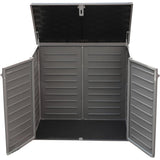 Olsen & Smith MASSIVE Kapazität 1170L Outdoor Garten Storage Box Kunststoff Schuppen Müll - wetterfest mit Holz-Effekt