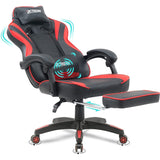 Olsen & Smith XTREME Gaming Chair New and Improved 2021 Model Ergonomic Office Desk PC Computer Recliner Swivel Chair Detachable Padded Head Rest Lumbar Support Cushion & Footrest - Packed Direct UK