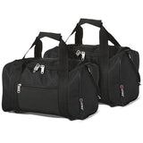 5 Cities (40x20x25cm) Holdall Bag (x2 Set) | Black