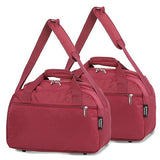 Aerolite (40x20x25cm) Holdall Bag (x2) | Wine