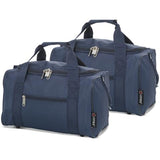 5 Cities (40x20x25cm) Holdall Bag (x2 Set) | Navy 